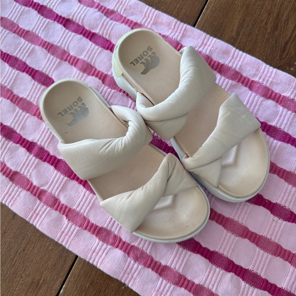 Sorel Viibe Twist Slides - Picture 1 of 4